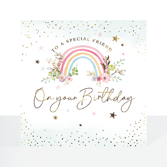 Special friend birthday - card