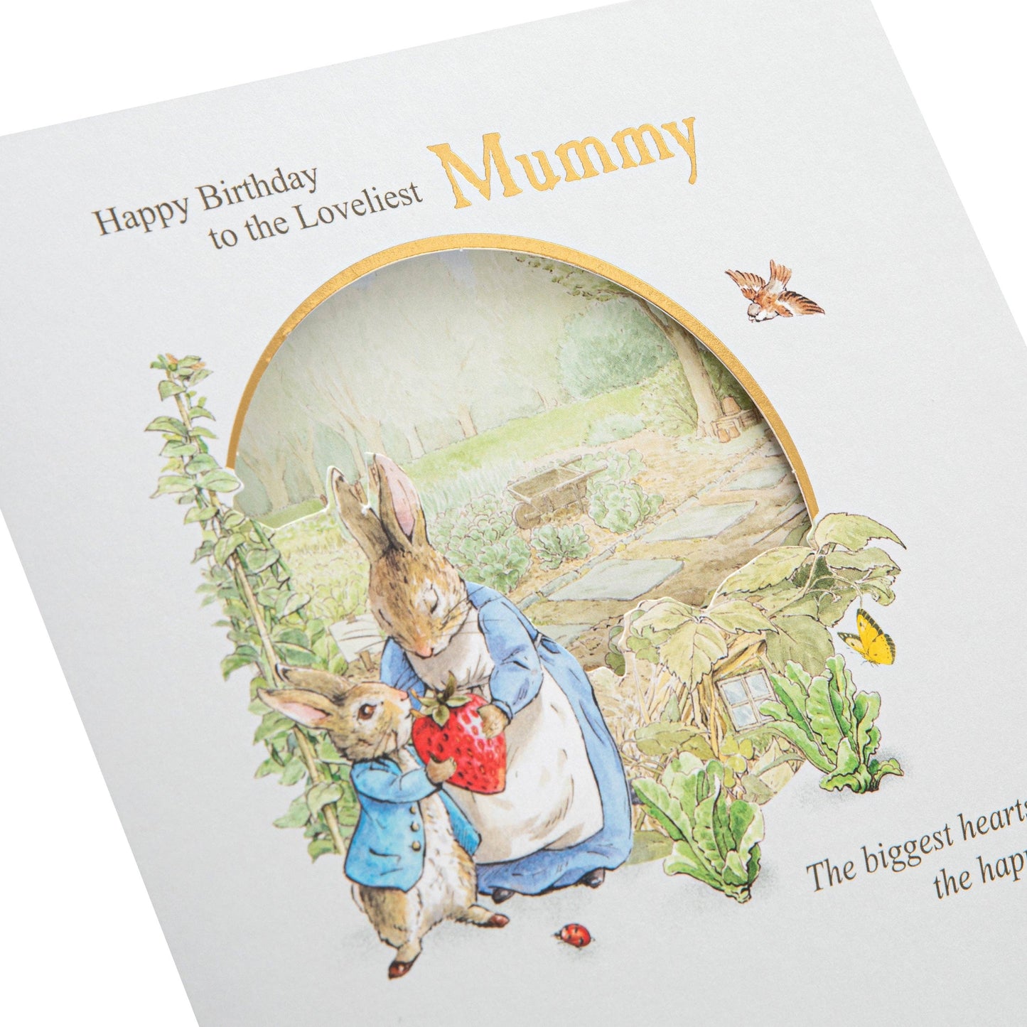 Birthday Card for Mummy - Beatrix Potter Peter Rabbit Design