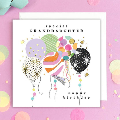 Special Granddaughter Happy Birthday - Party Balloons