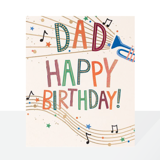 Dad stars & stripes birthday card