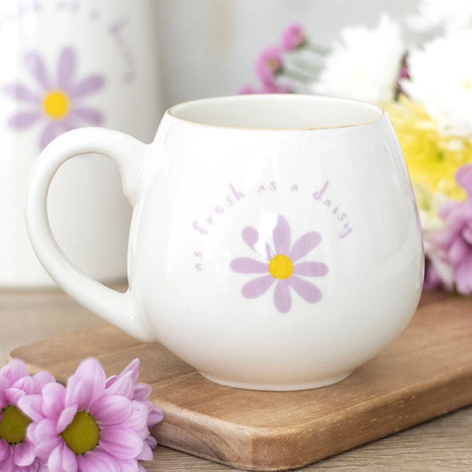 Fresh as a daisy rounded large mug