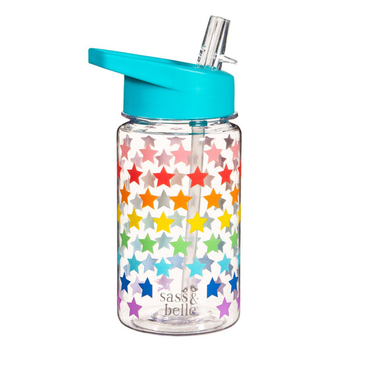 Sass & Belle kids water bottle bright stars