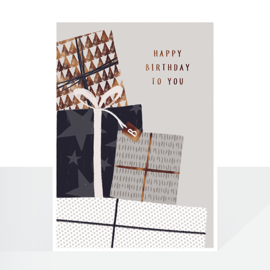 Birthday presents male birthday card