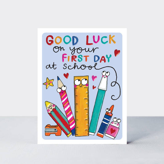 Academic Hey! - Good Luck 1st Day At School/Pens & Pencils