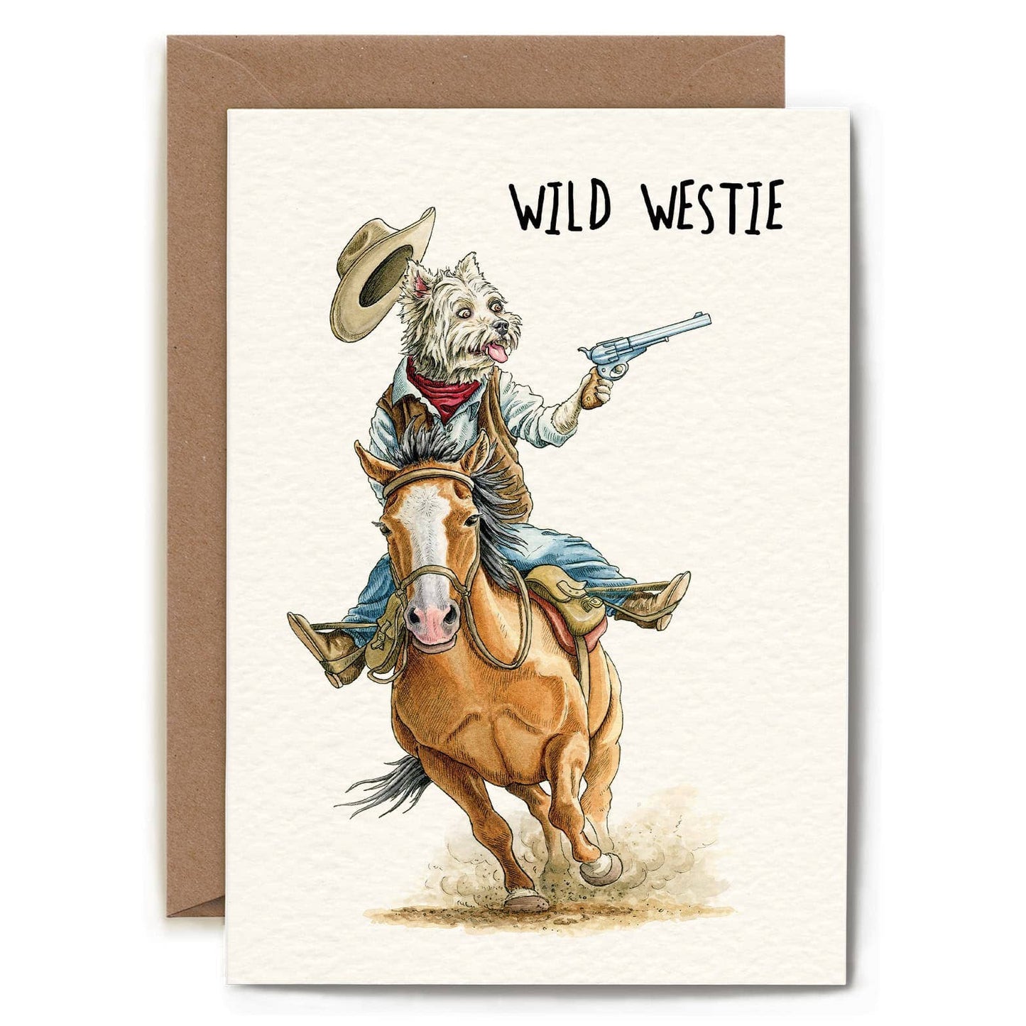 Wild Westie Card  - Everyday Card - Funny