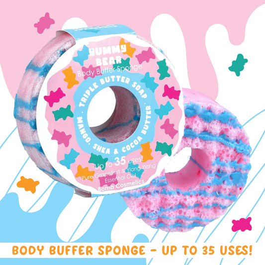Yummy Bear - soap sponge body buffer