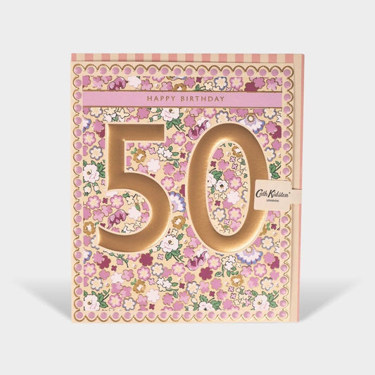 50th Birthday Card Cath Kidston For Her Female