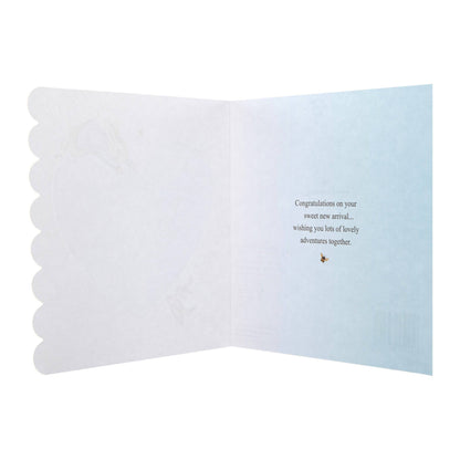 New Baby Boy Card - Beatrix Potter Peter Rabbit™ Design