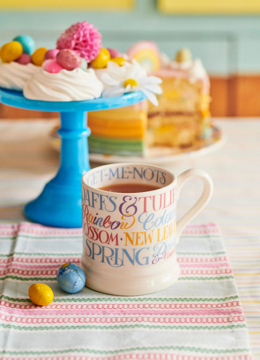 Emma Bridgewater Easter Toast Tulips & Daffodils 1/2 pint mug