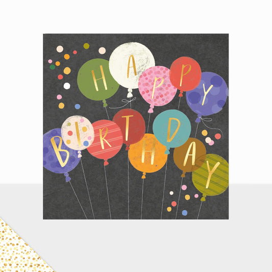 Aurora Collection - Happy Birthday Card - Balloons