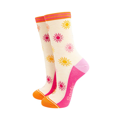 Ladies bamboo socks - Sunshine