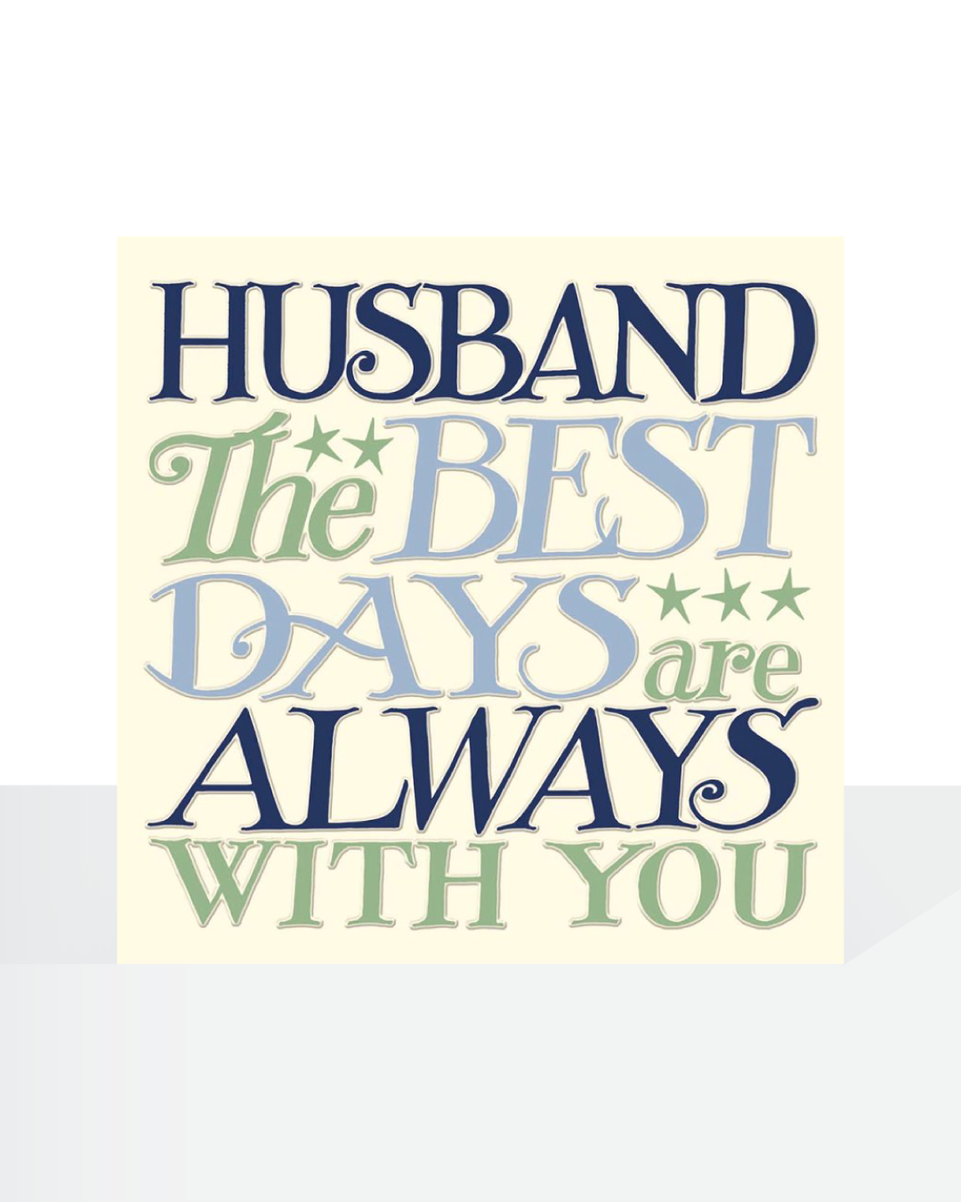 Emma Bridgewater - Proud to call you Husband card