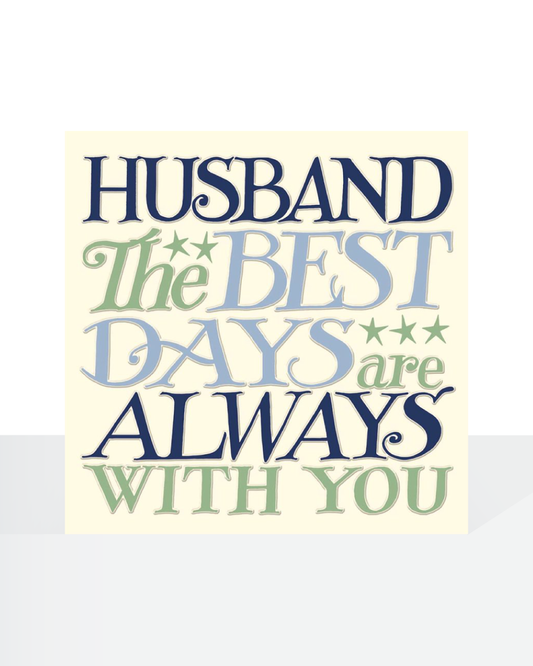 Emma Bridgewater - Proud to call you Husband card