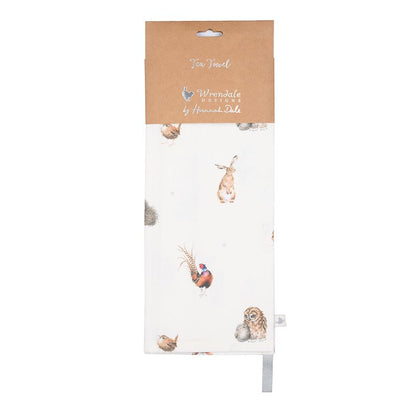 Wrendale Woodlanders tea towel