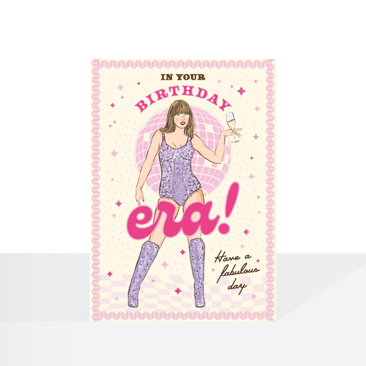 In your birthday era, Taylor Swift Howdy card