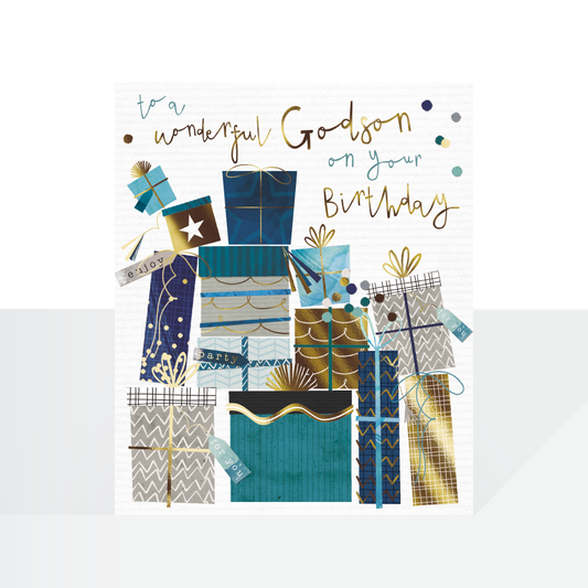 Wonderful Godson birthday card