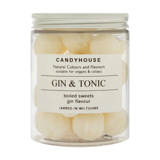 Candyhouse Gin & Tonic boiled sweets in jam jar
