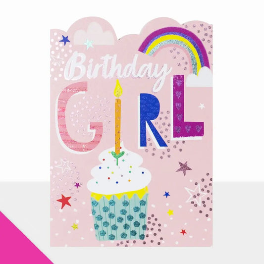 Birthday girl - cupcakes + rainbows