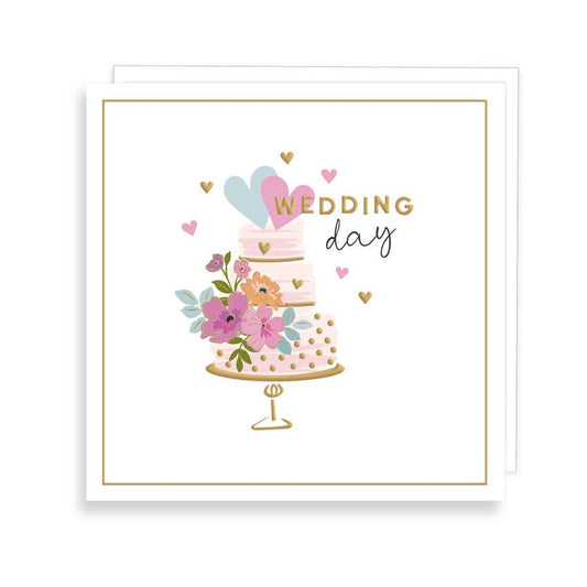 On your Wedding Day - Cake - Hearts - Roses