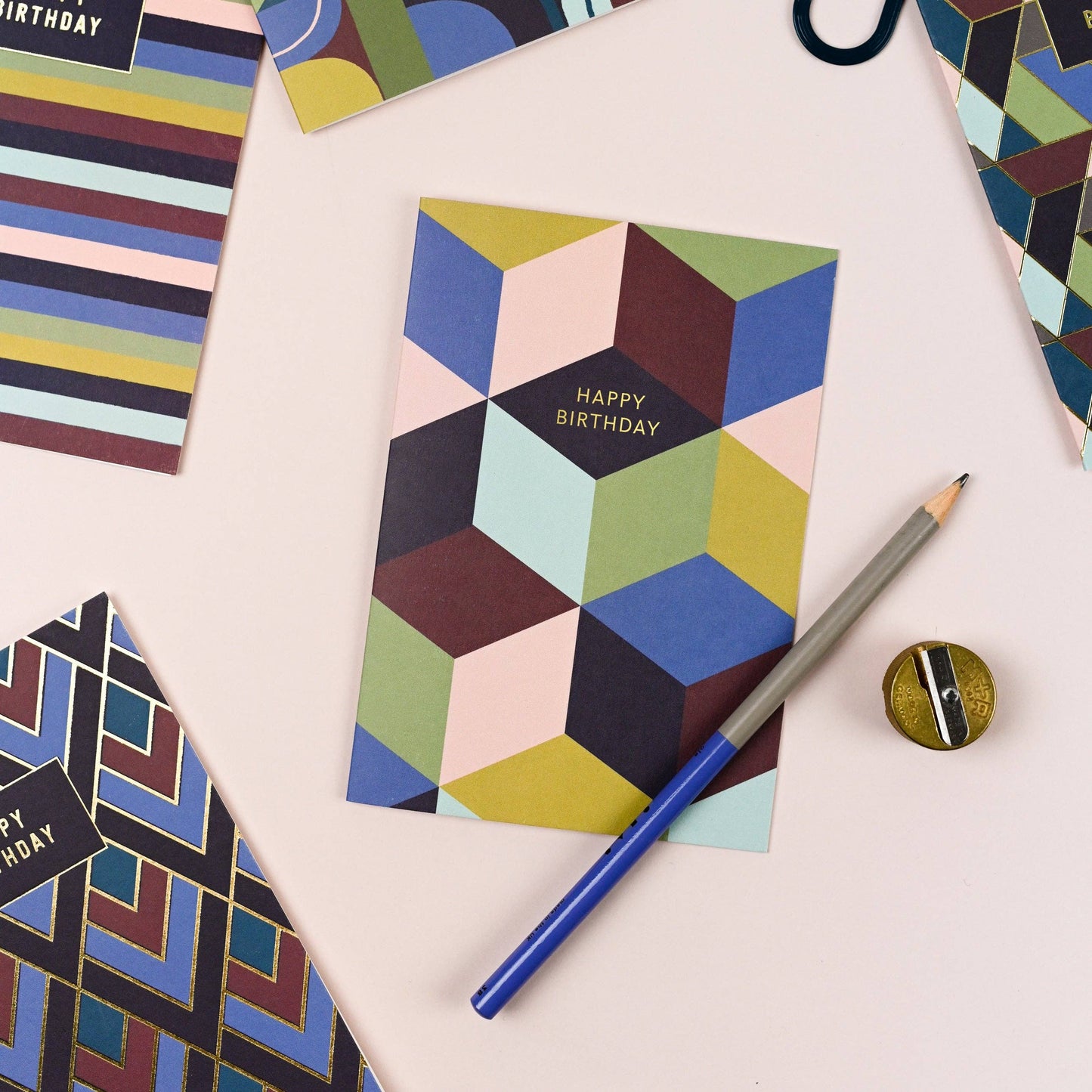 Cubist Birthday Card