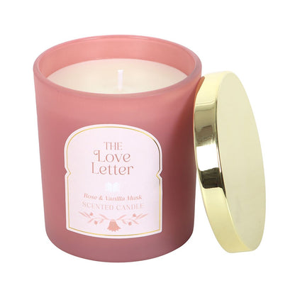 The Love Letter - Rose & Vanilla Musk Candle ❤️