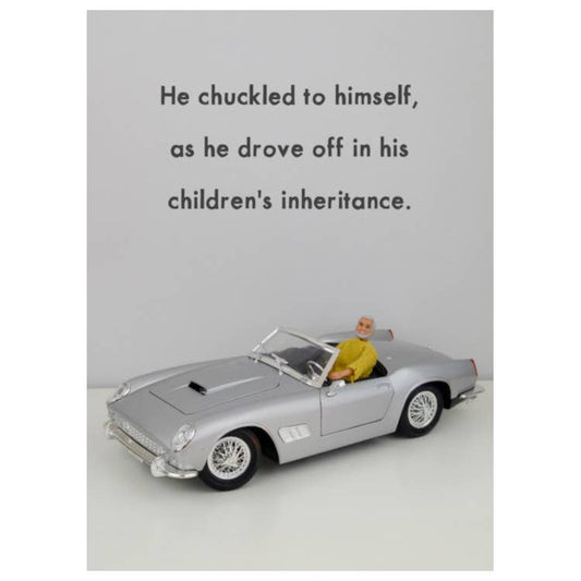 Inheritance Funny Card for him