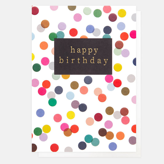 Happy birthday, spots - card