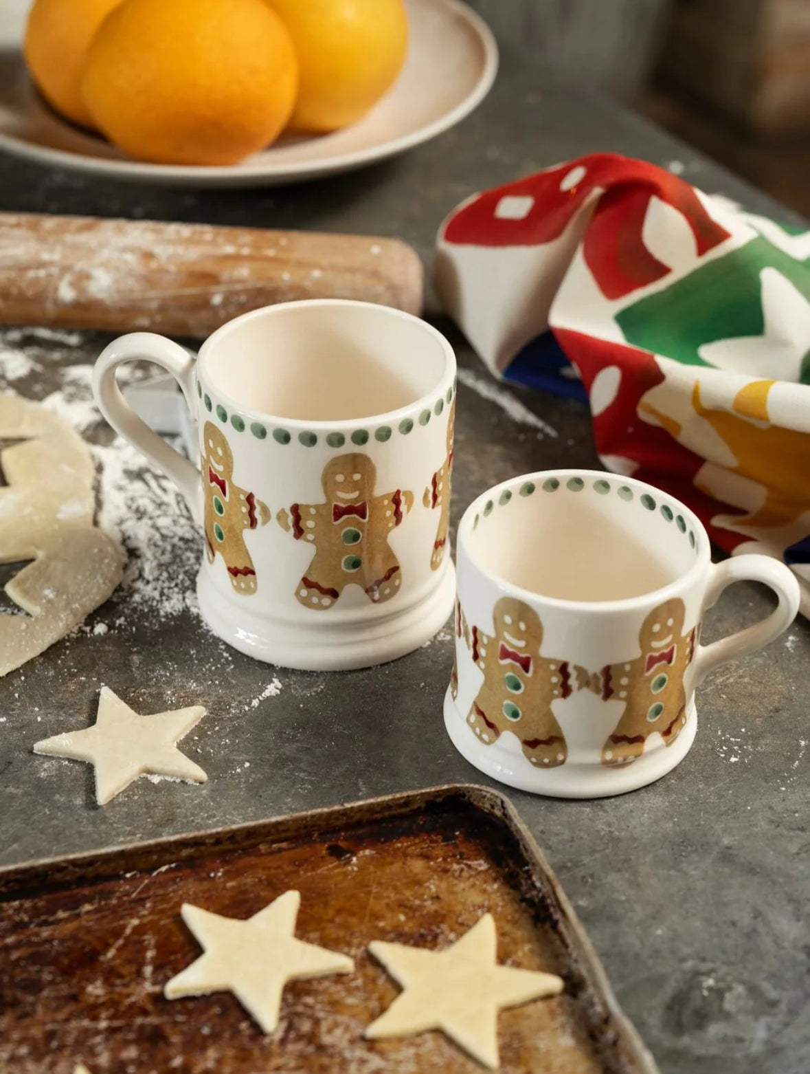 Christmas Gingerbread man half pint mug - Emma Bridgewater