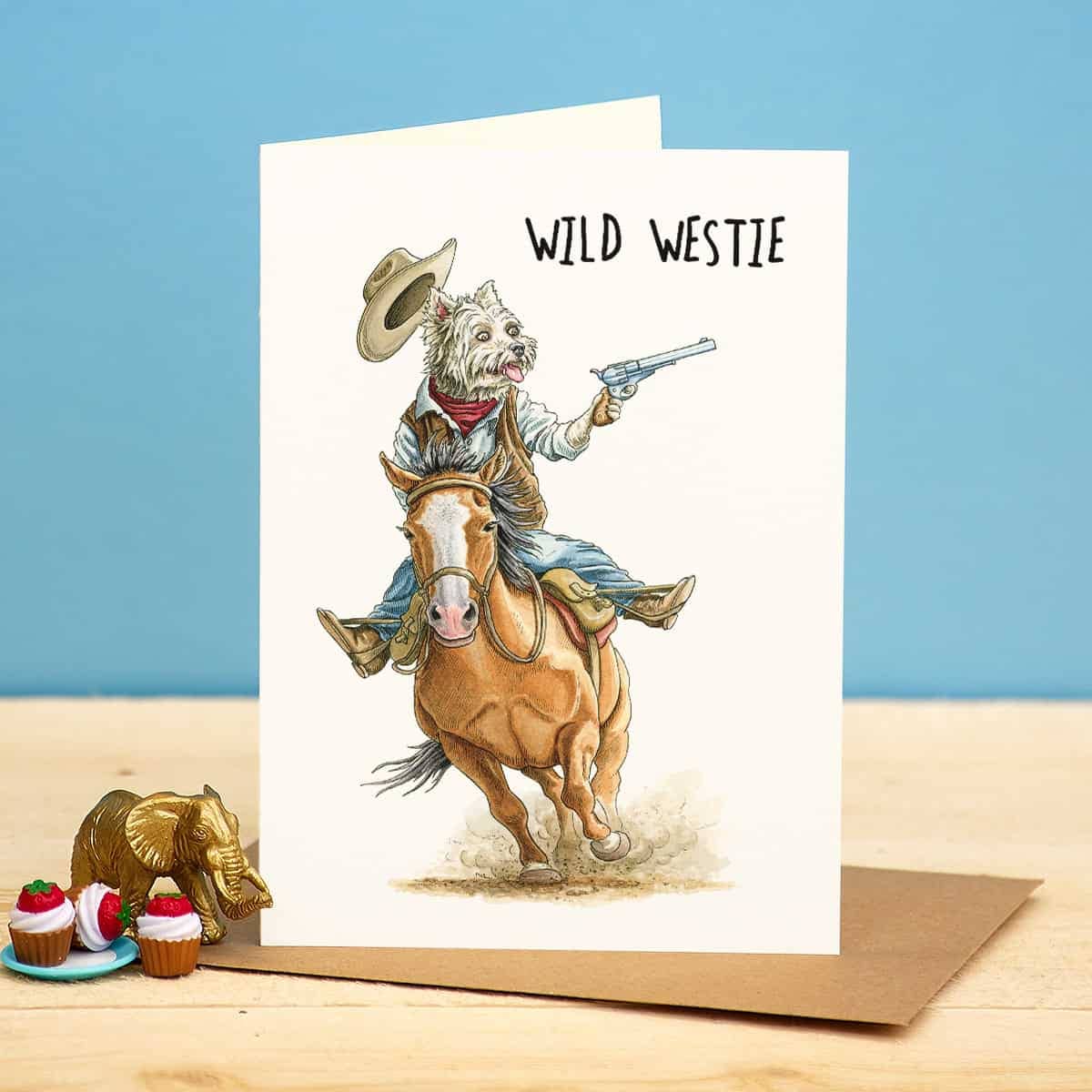 Wild Westie Card  - Everyday Card - Funny
