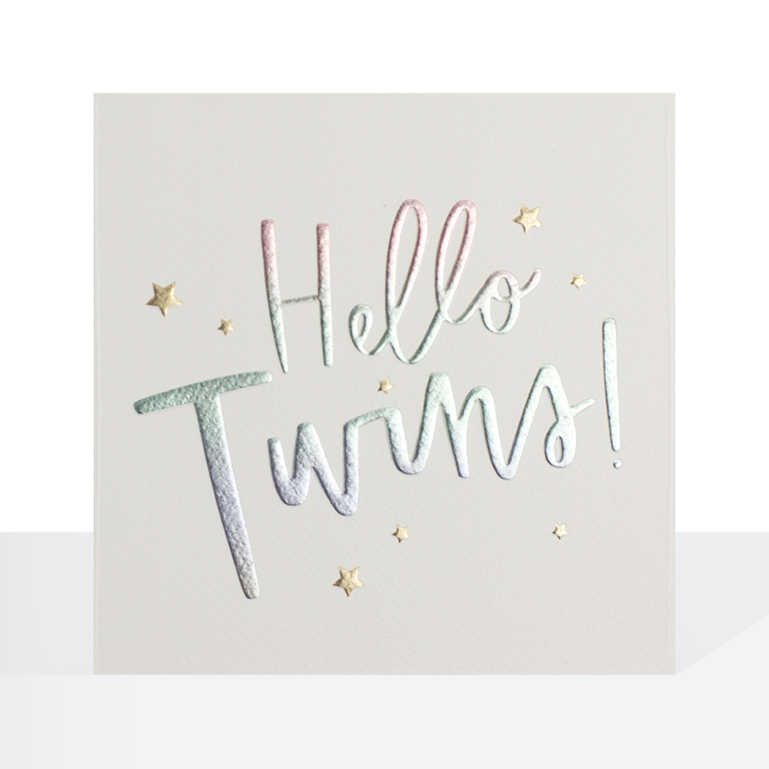 Hello twins - card