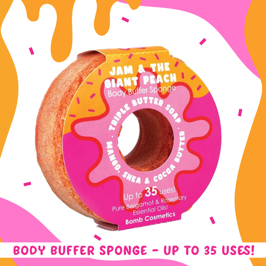 Jam & the giant peach - soap sponge body buffer