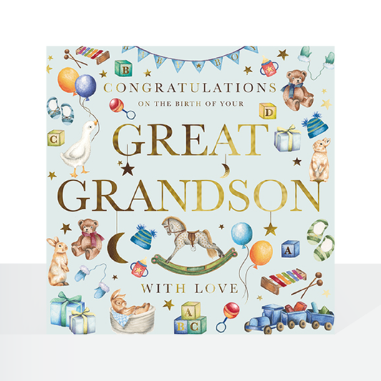 Great Grandson birth card