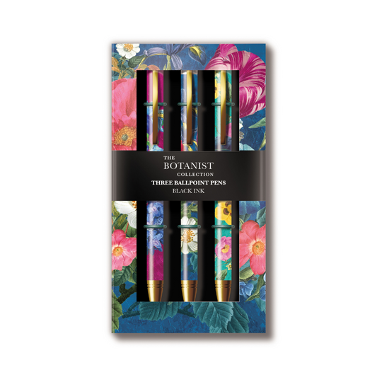 The Botanist Collection pen trio gift set