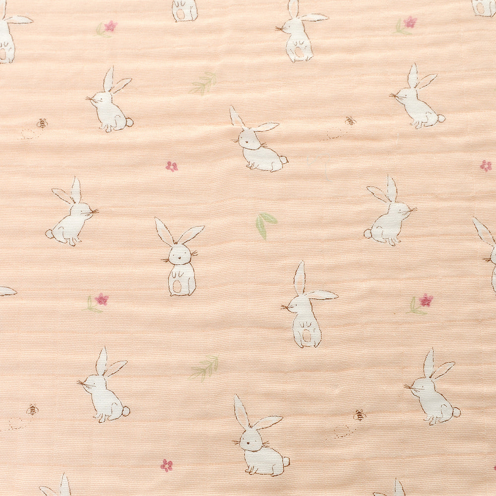 Muslin set of 3 - bunnies