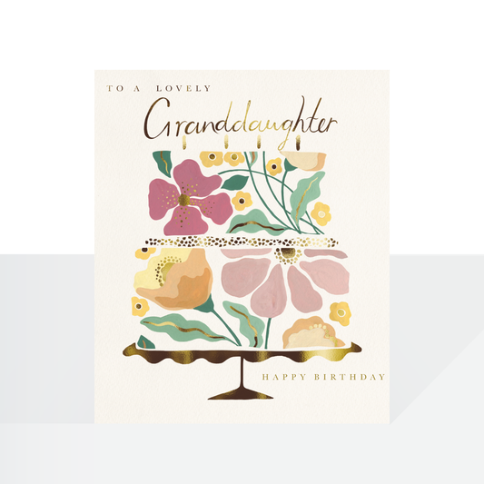 Lovely Granddaughter birthday card
