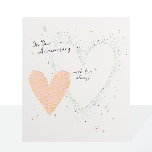 With love always on our Anniversary - card