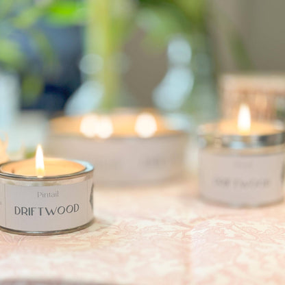 Driftwood Paint Pot Candle | Candles in Tins | Small Candles
