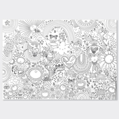 Colouring Posters - Magical Fairy Land