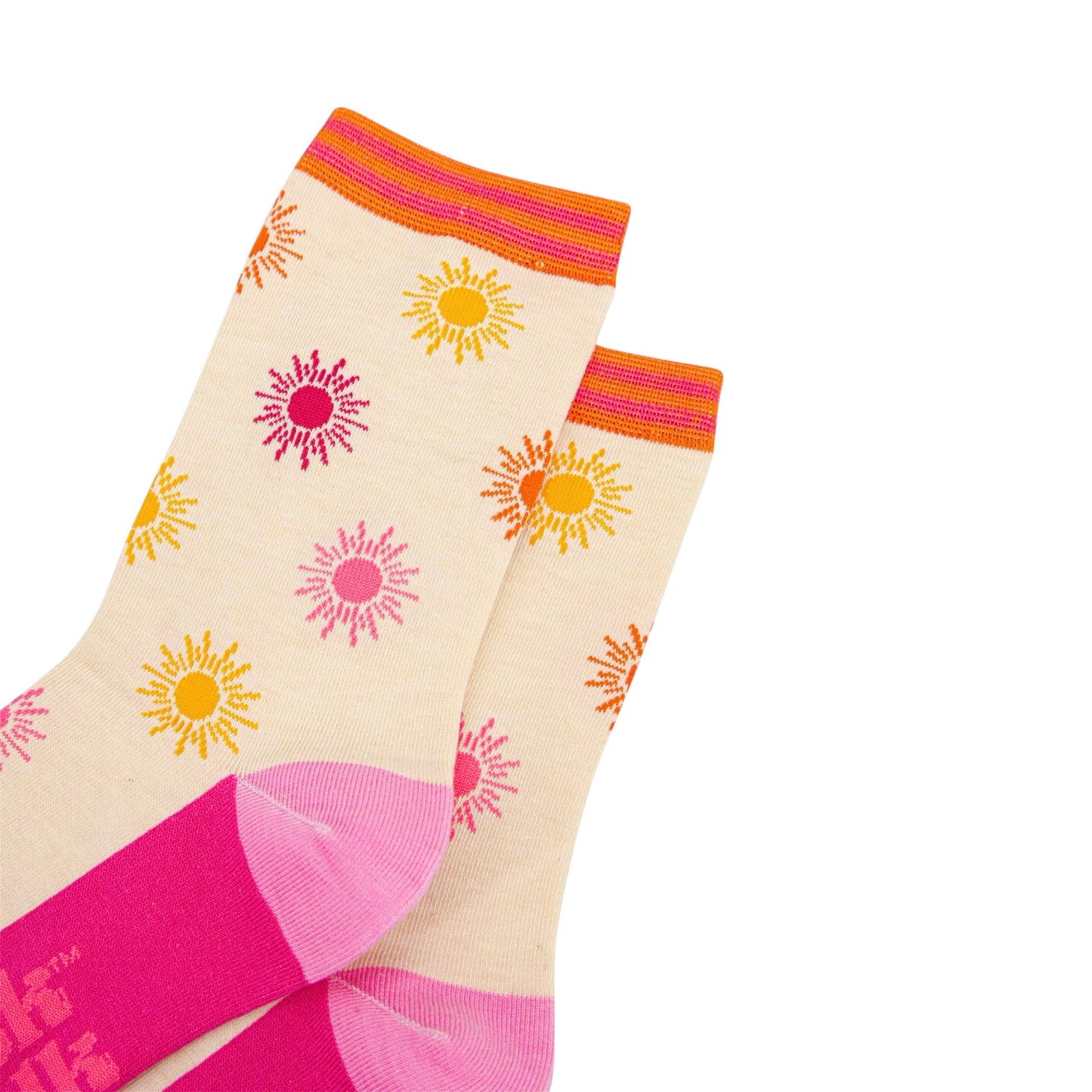 Ladies bamboo socks - Sunshine
