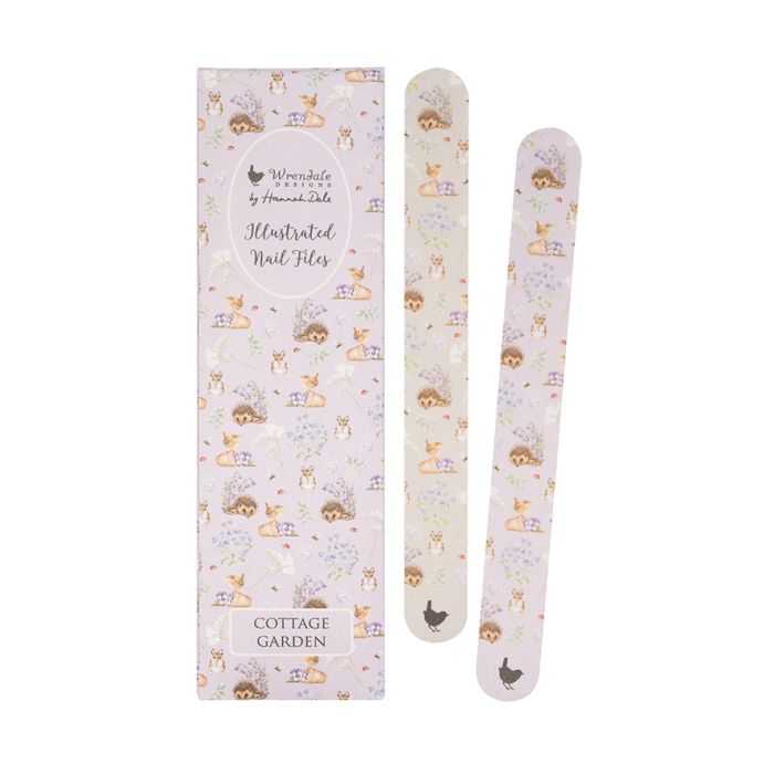 Illustrated nail files x2, Cottage Garden - Wrendale