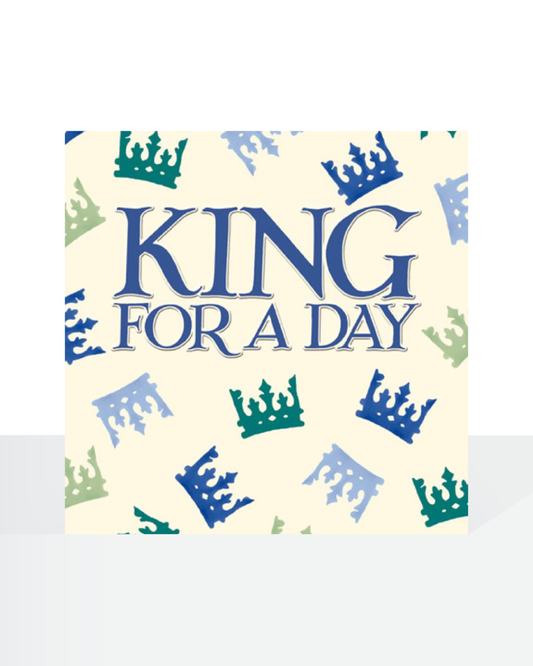 Emma Bridgewater King for a day male card
