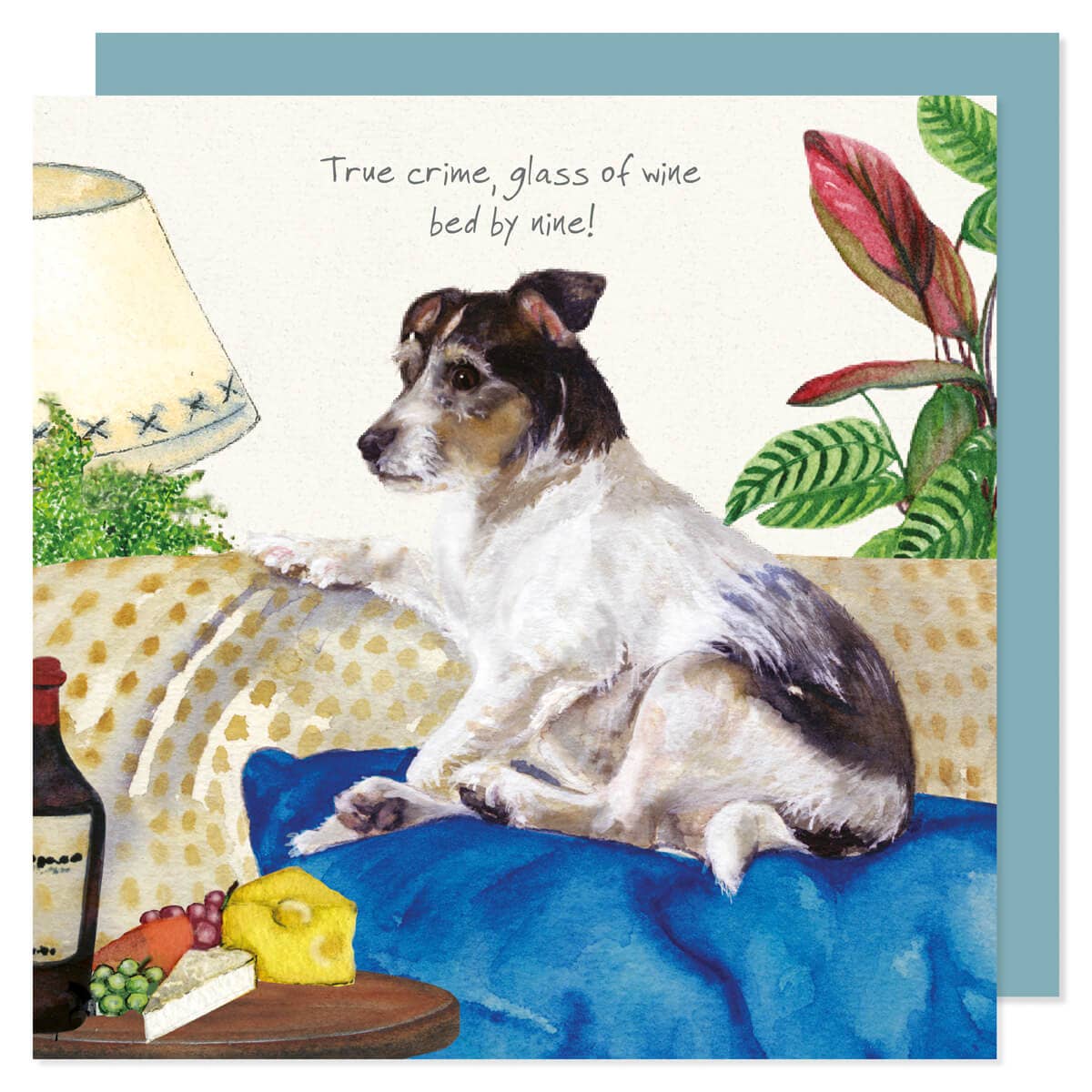 Rough coat Jack Russell Greeting Card