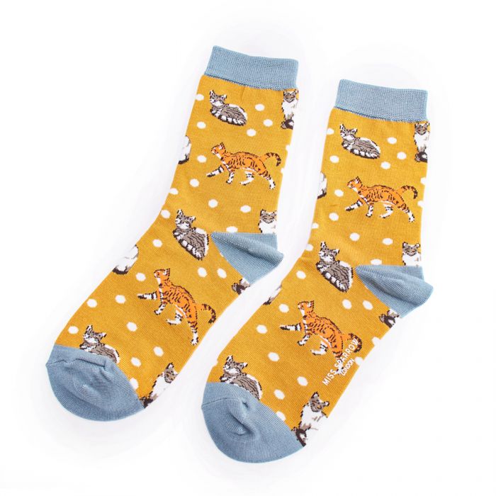 Cats bamboo socks - boxed trio