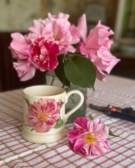 Emma Bridgewater The King’s Rose 1/2 pint mug David Austin