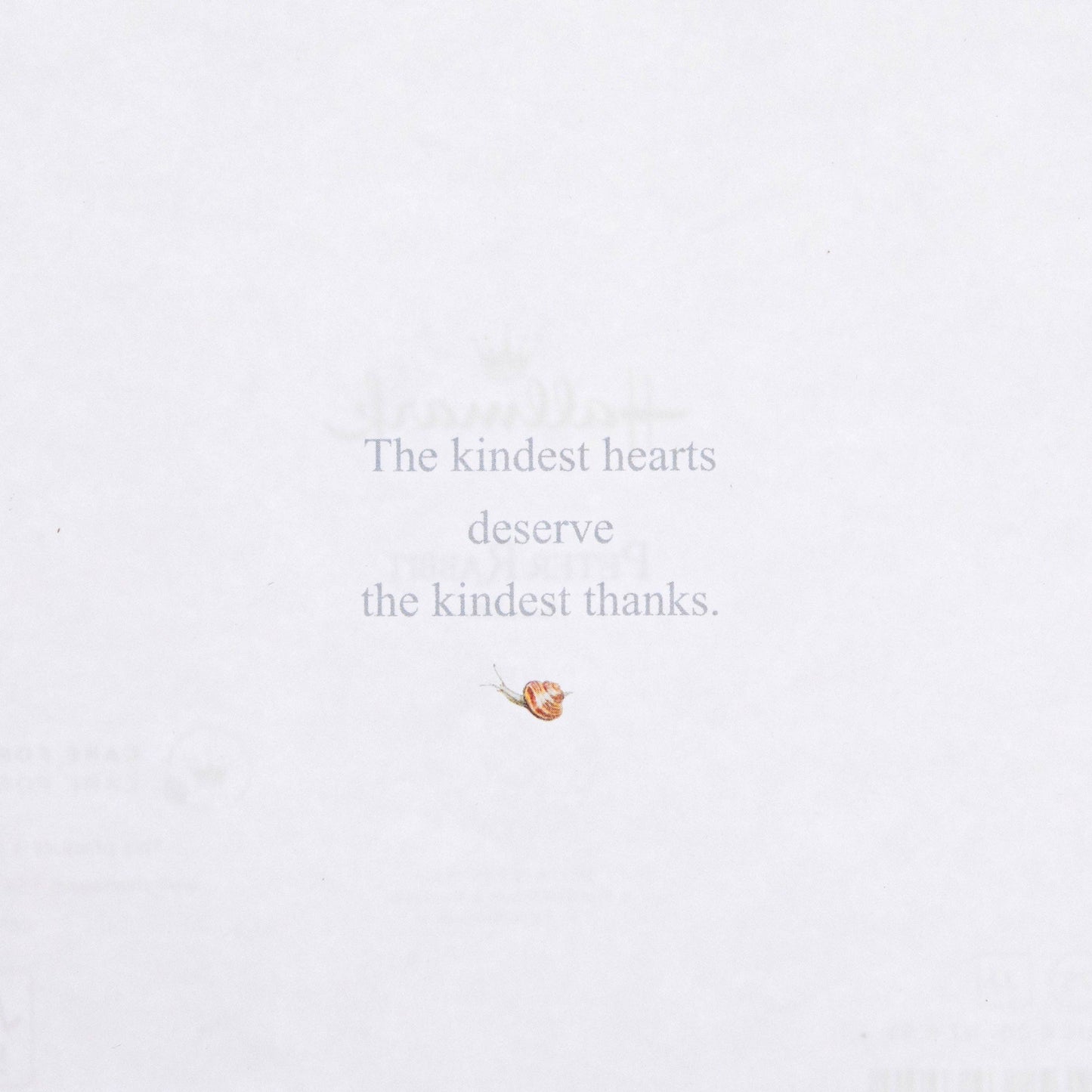 Thank You Card - Beatrix Potter's Peter Rabbit™ Design