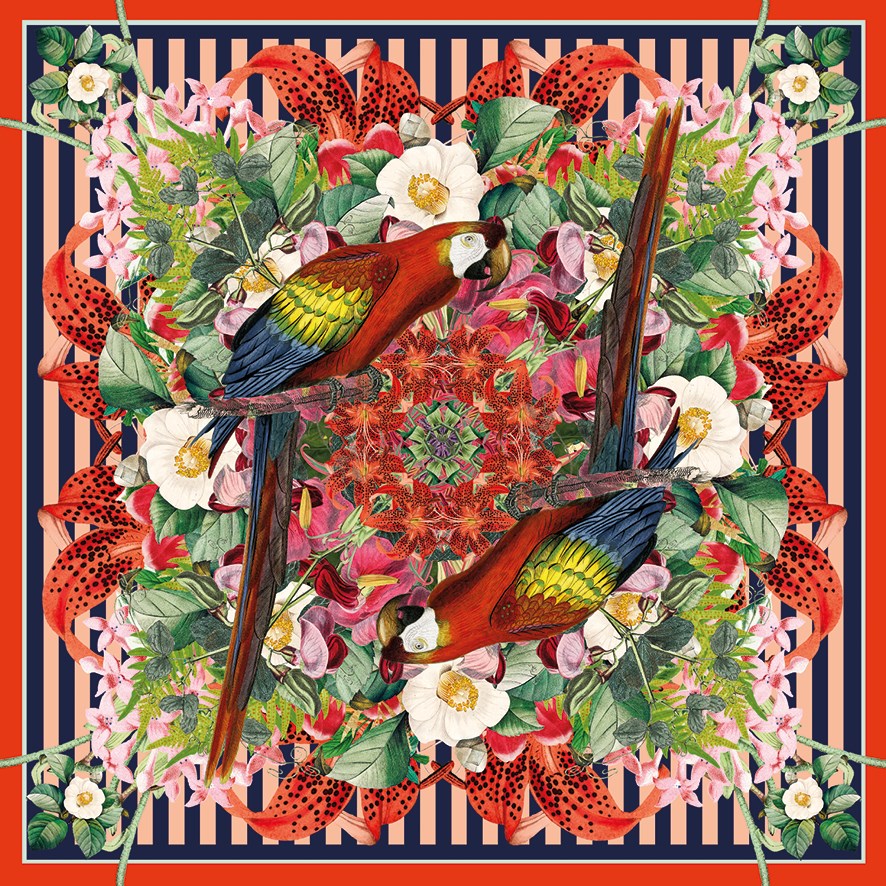 Parrots ~ Myrtle + Mary card