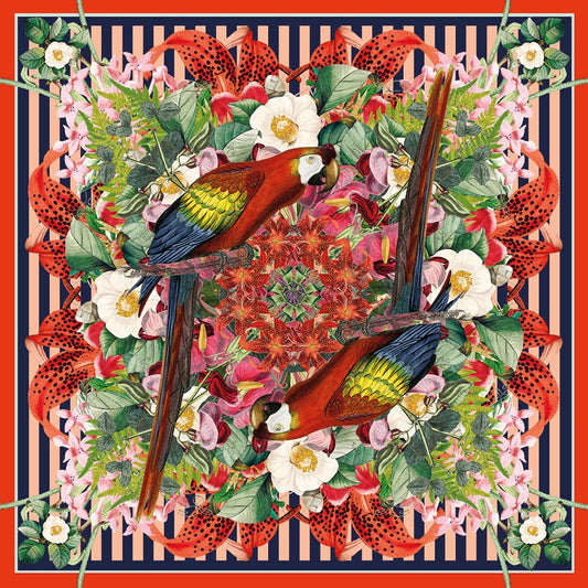 Parrots ~ Myrtle + Mary card