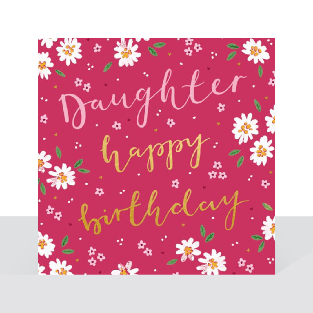 Daughter daisies birthday - card