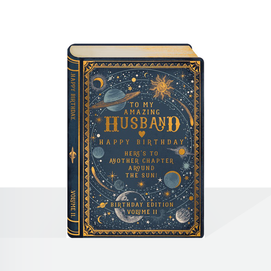 Amazing Husband birthday Storybook card - The Artfile