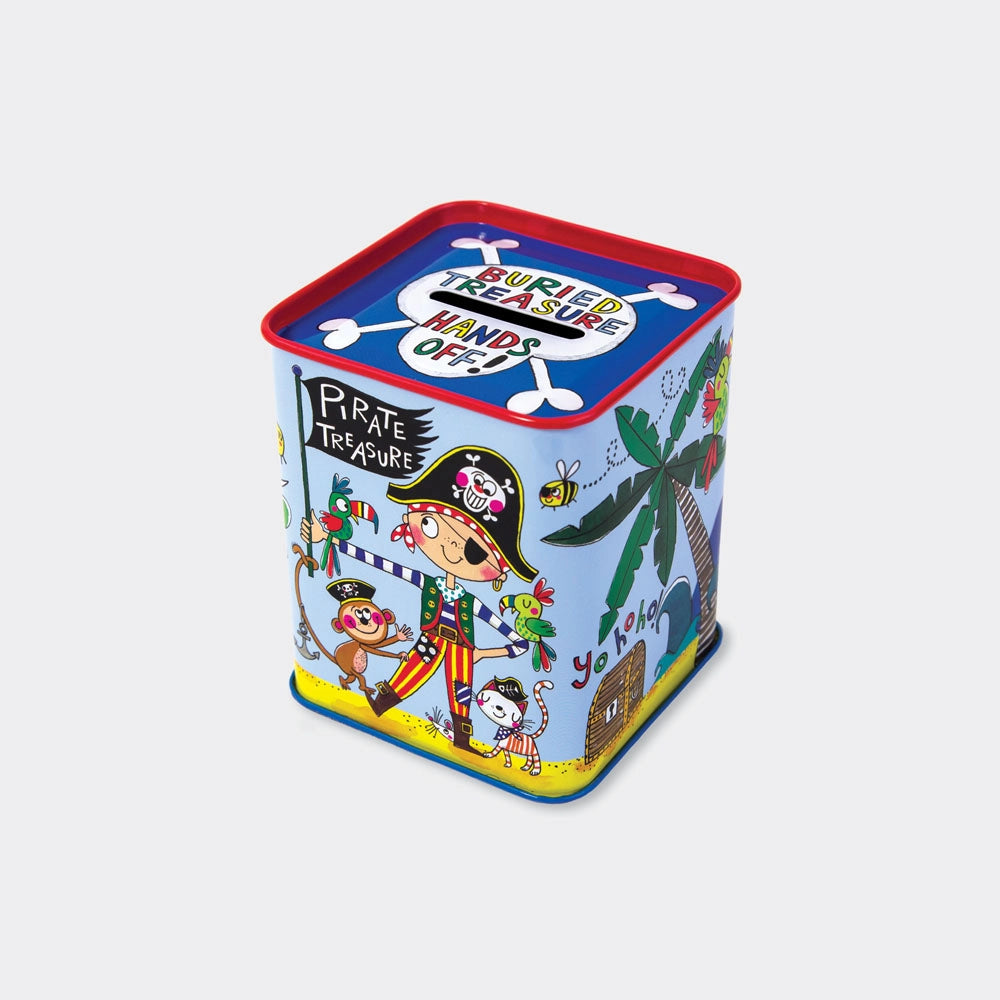 Pirate - Rachel Ellen money box tin